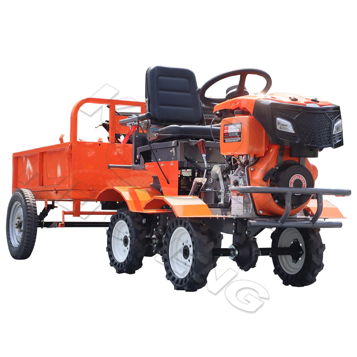 product multifunctional 4wd ride on cultivator micro power tiller new farm tool orchard dryland paddy field rotary tillage motocultor-7