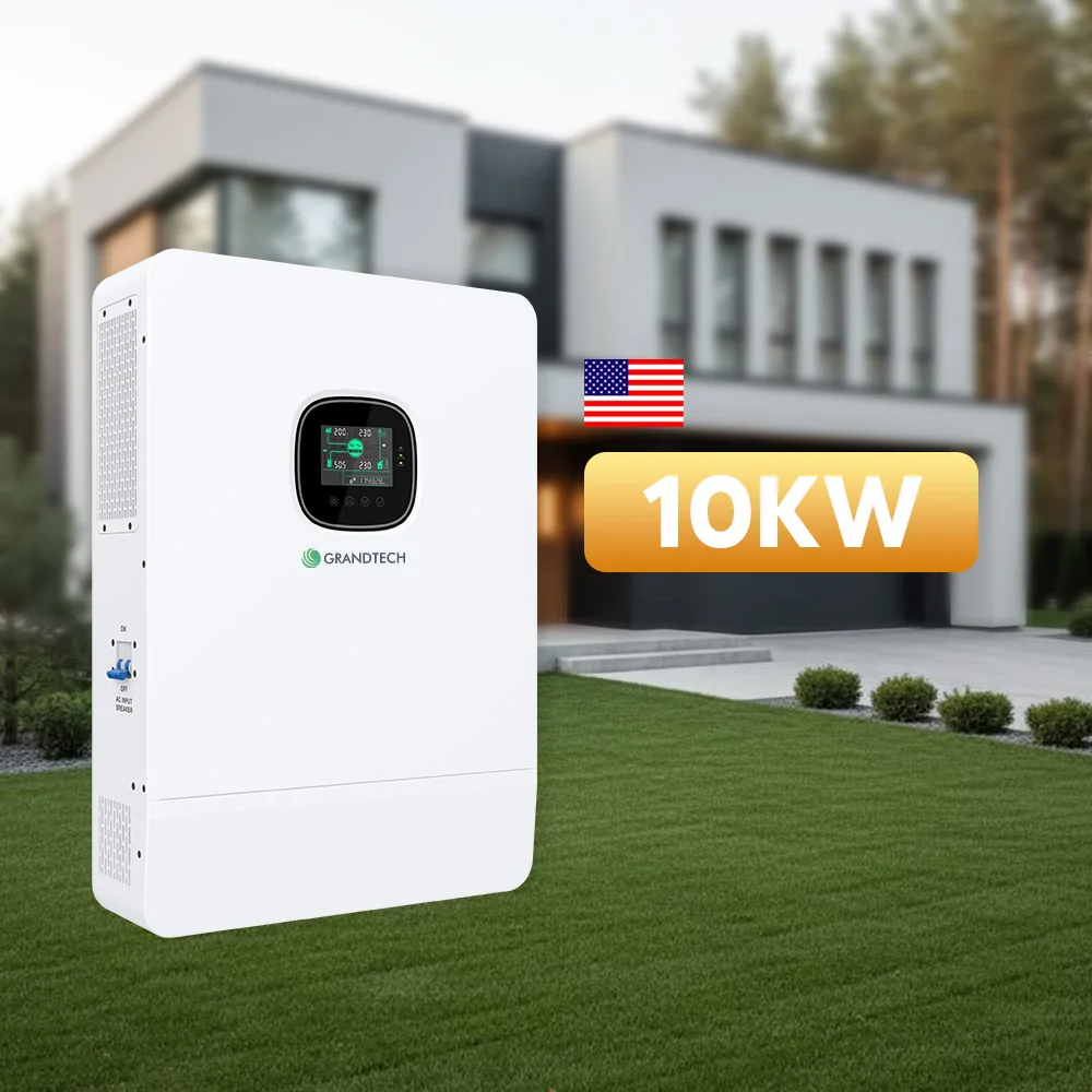 SRNE SPI 10 kW, invertor hibrid solar de stocare off-grid cu fază divizată, cu un singur șir, 120 / 240 V CA, eficiență 97,5 %, model SPI-10K-UP, pentru locuințe