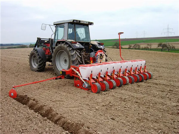 High Quality Suction Type Mini Hand Corn Seeder with Fertilizer Manual Corn Planter for Sale Hanging 4 Rows Rice Planter Machine