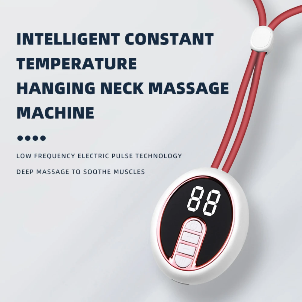 Portable Smart TENS Pulse Cervical Spine Massager EMS Hanging Neck Massager With Heat