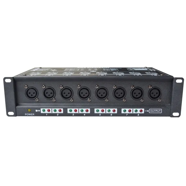 8 Way Dmx Distributor Splitter Booster for Led Light