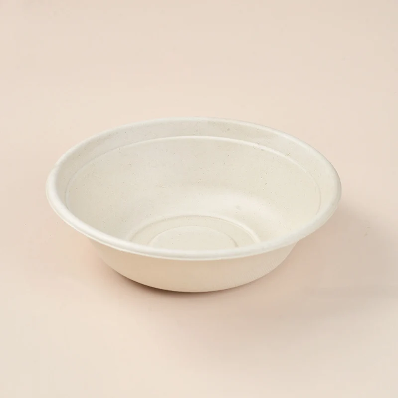 32oz Sugarcane Bagasse Disposable Bowl For Hot Food Disposable Food