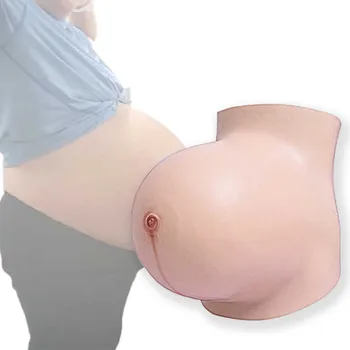 DIY Silicone Fake Pregnant Belly M Size Artificial Breast Form