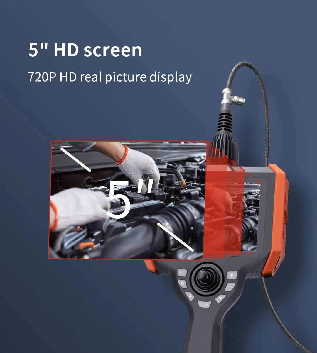 Vsndt Kg6010 High Temperature Catheter Industrial Video Borescope,Industrial Endoscope Camera