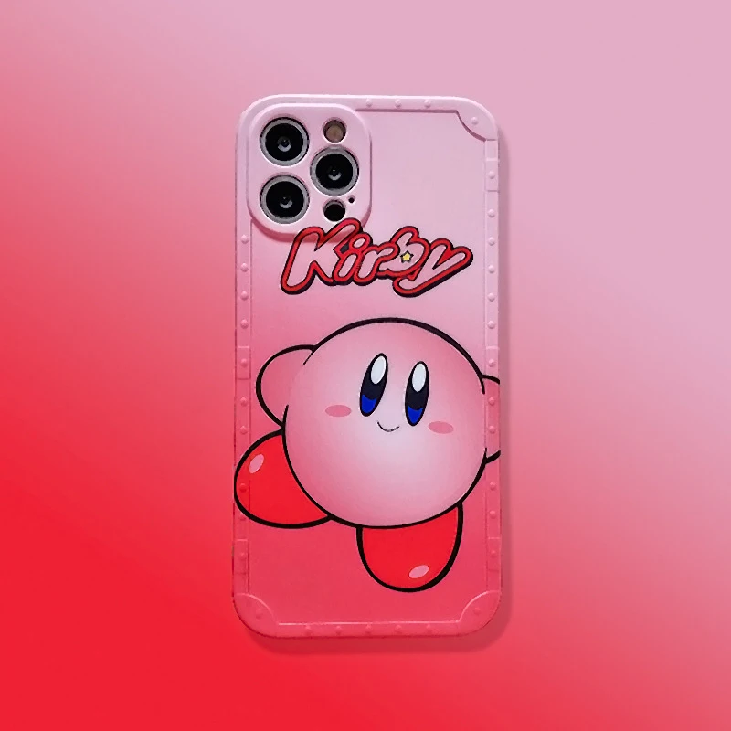 Custom Luxury Girl Lovely Phone Cover Cartoon Kirby Mobile Phone Case For Iphone 12 Pro Max 11 X Xs Xr 7 8 Plus Se Protective Buy Case For Iphone Phone Case Leather Free