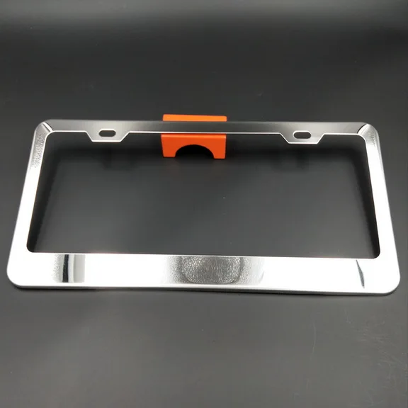 Stocked Custom Plain Heavy Duty Chrome License Plate Frame Stainless Steel