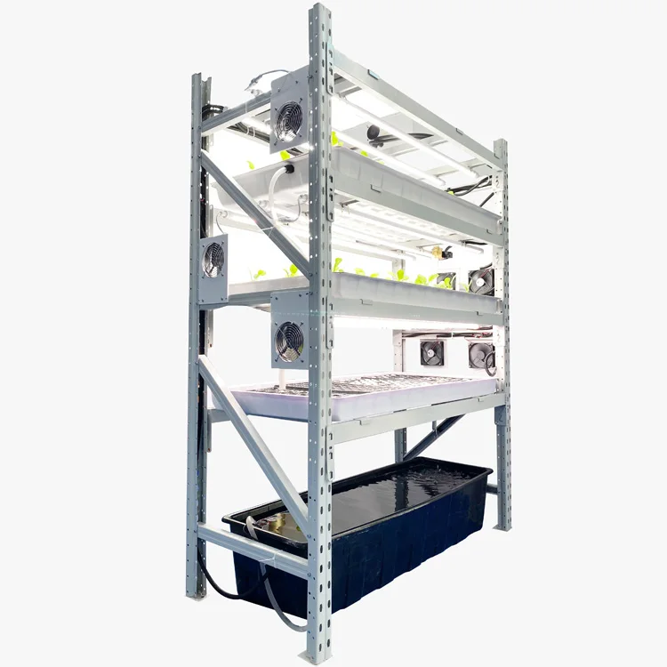 Vertical Farming Greenhouse Racking Hydrophonics Growing System Home
