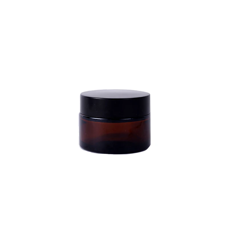 Custom logo Size Wholesaler Empty clear Glass Cosmetic Jars 120g 4oz Glass Cream Jars with Plastic Cap