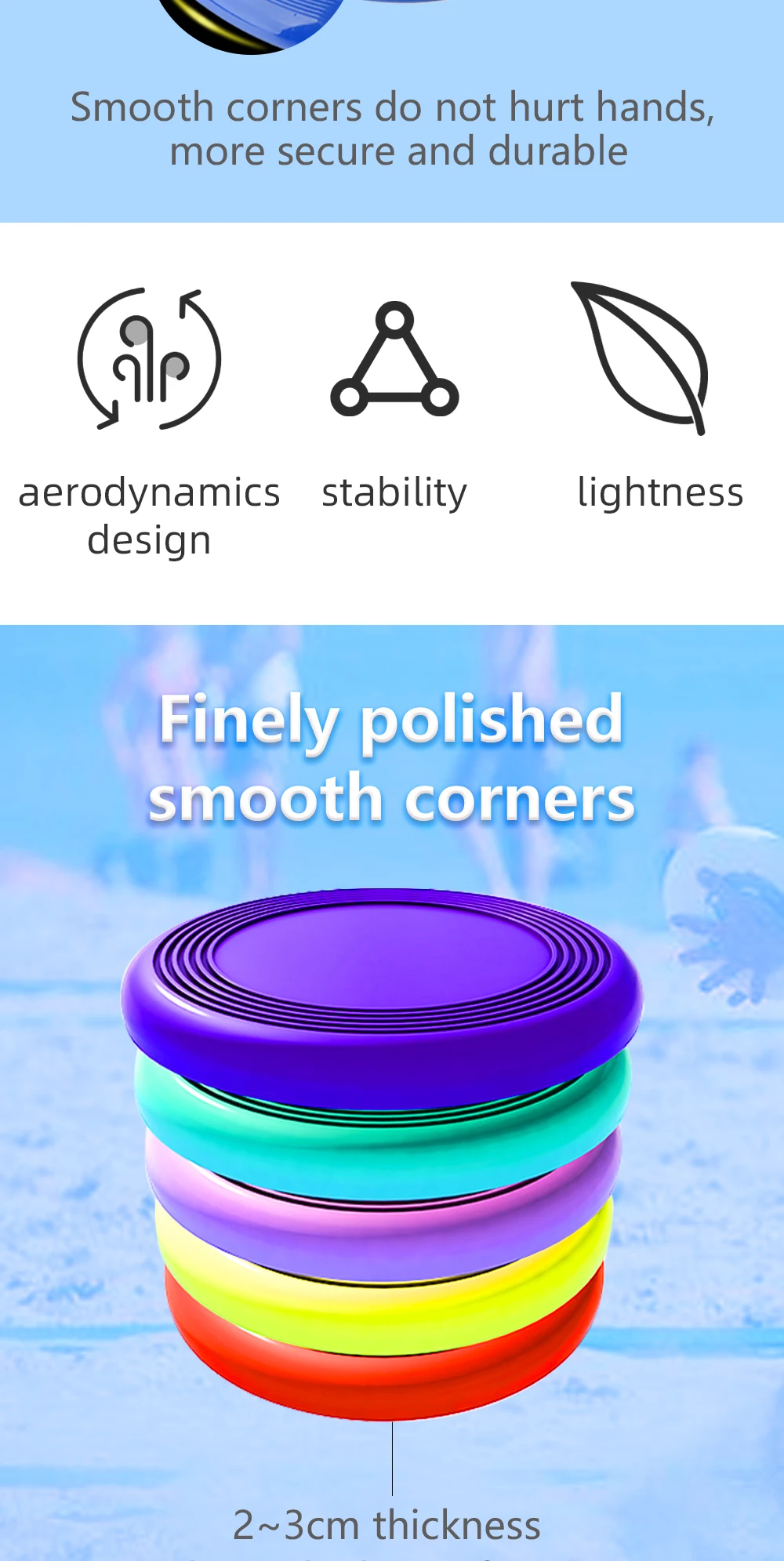 Pu Foam Flying Plate For Outdoor Sport Training Dogs Frisbeed Golf Disc