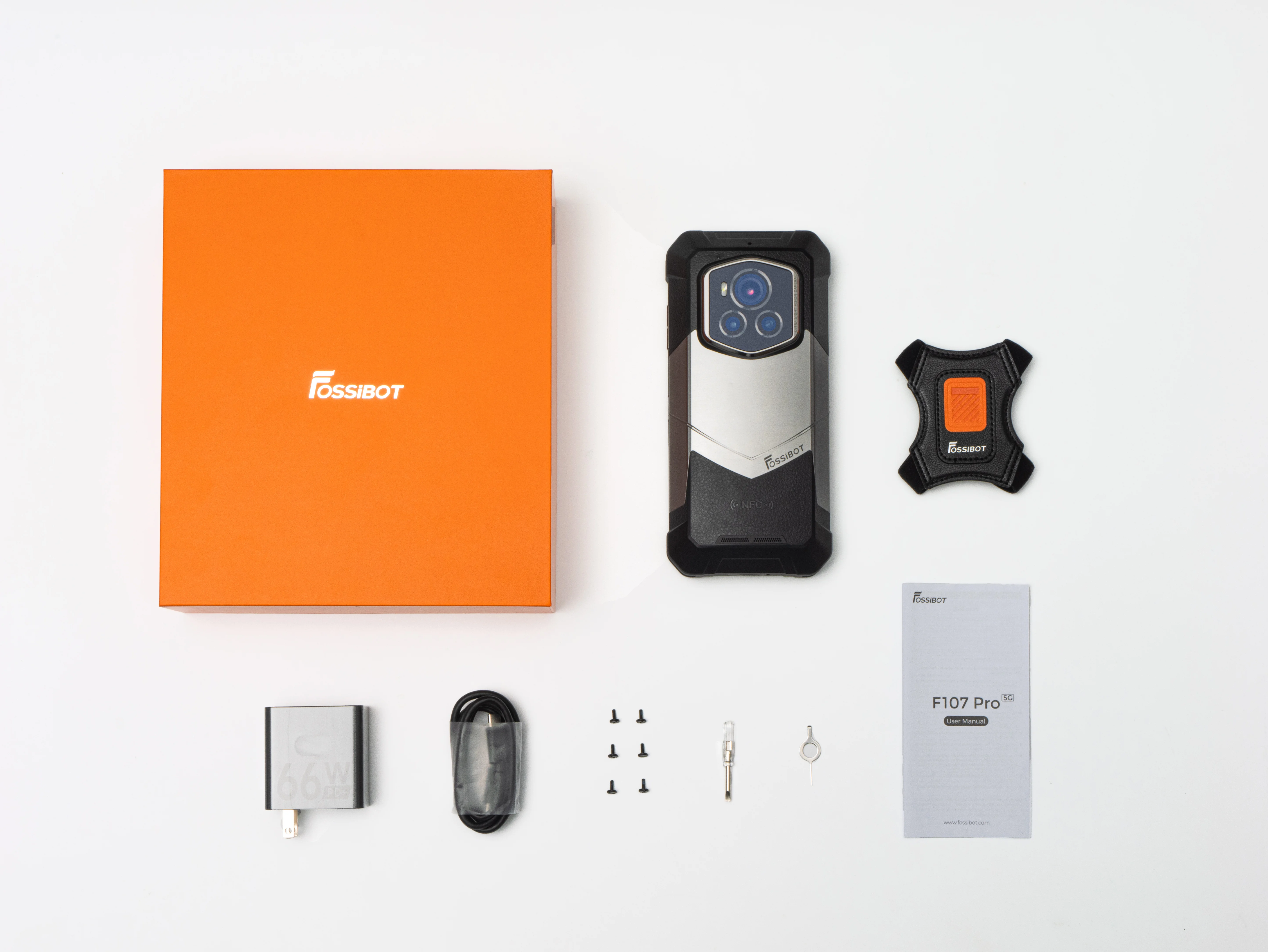 FOSSiBOT F107 PRO Rugged Phone: 50MP Front Camera, 12GB RAM, 512GB 