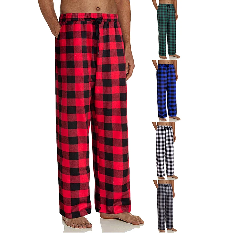 Wholesale Plaid Men's Pajama Pants Custom Logo Drawstring Casual Flannel  Lounge Trousers Sleep Bottoms With Pockets - Buy Men Plaid Pajama Pants, Lounge Pants,Flannel Pajama Pant Product on Alibaba.com