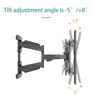 テレビ KALOC model H8 Kaloc X8 Full Motion Tv Wall Mount Bracket
