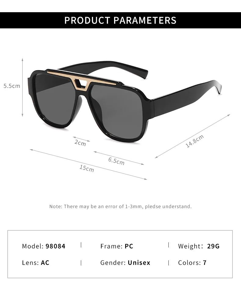 New classic Big Frame Trendy Fashion Sunglasses for Women C1 | Glasses India Online