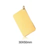 Gold 30X50mm