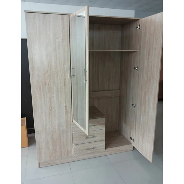Wholesale Modern Bedroom Furniture Premium Quality Wooden Closet Wardrobe Adjustable Door for Bedroom