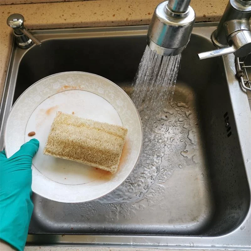 
 Органическая целлюлозная губка из натуральной люфы для кухни  