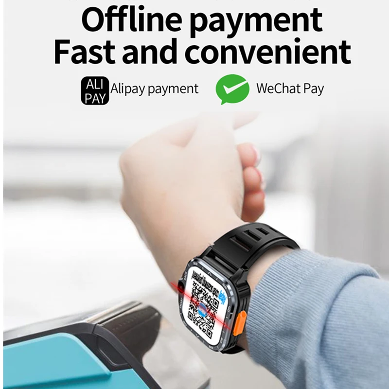 2024 PGD Payment Android Smartwatch 4G LTE Dual Camera