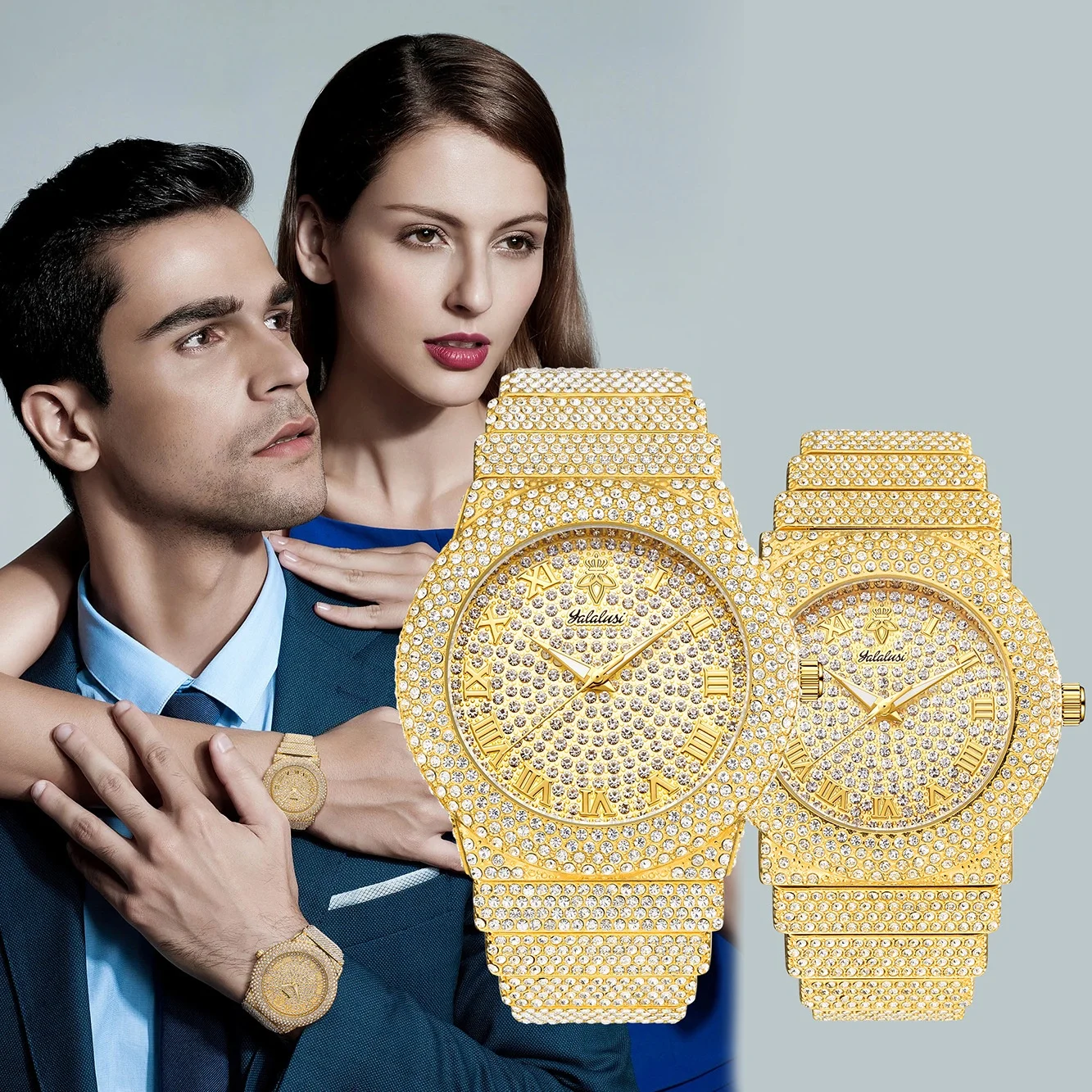Diamond Quartz Watch OM-584781