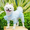 489 Pantalones falda azules de cuatro patas