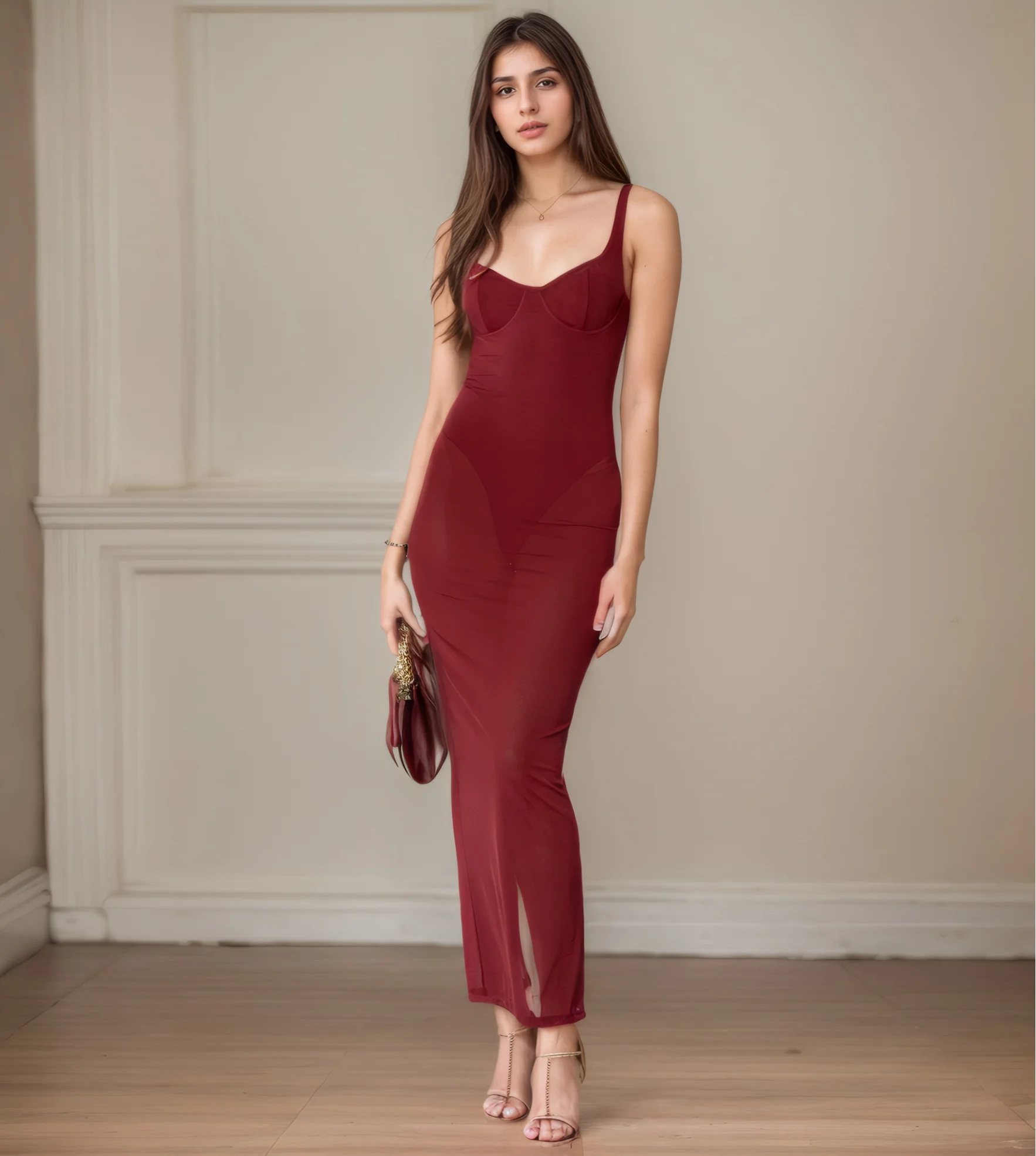 Women's Dark Red Tulle Dress New Design Flowy Prom Cocktail Bridesmaid  Evening Dresses for Summer Long and Elegant