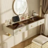 Beige + MDF+glass + 3 Drawers