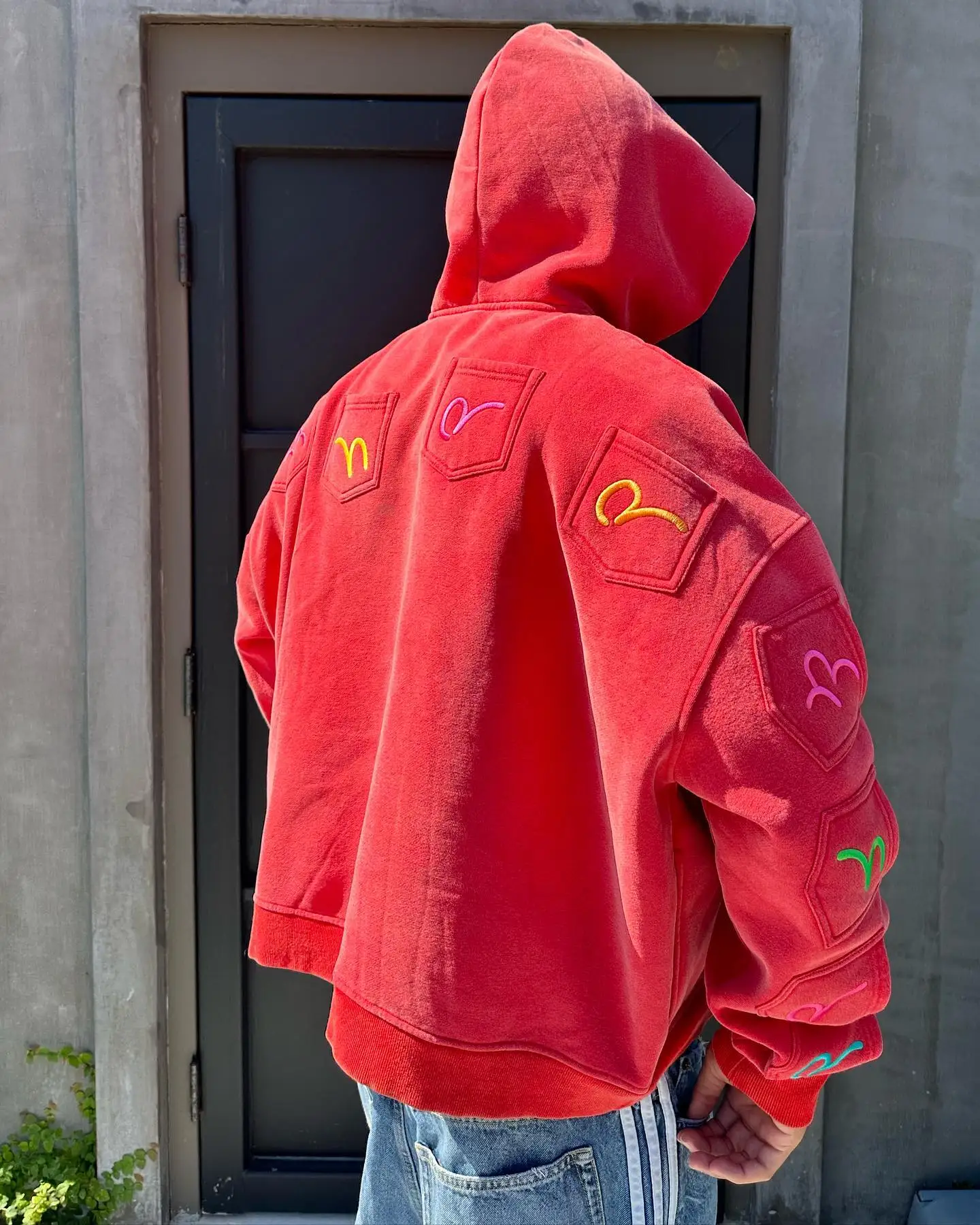 Custom Embroidery Hoodies 100 Cotton Fleece Heavyweight Vintage Washed