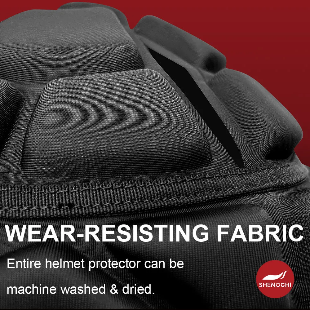 Shenochi American Football Head Safe Guard Custom Soft Shell Cap Cover Padded Protective