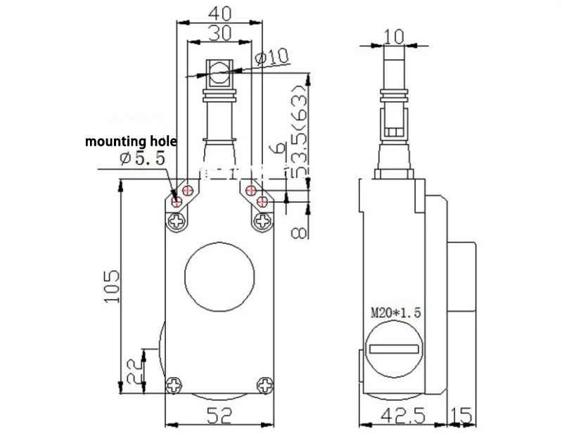 Wire Pull Switch On Off Ls-lx-s Conveyor Belt Emergency Stop Protection ...