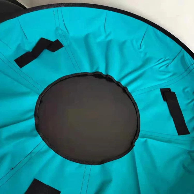 Зимняя надувная резиновая трубка, многолетняя Снежная трубка с крышкой, сани с твердым дном, надувная Снежная трубка