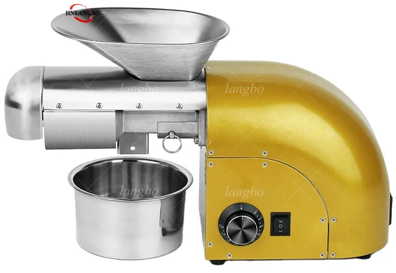 Бытовой Масляный Пресс из нержавеющей стали с контролем температуры