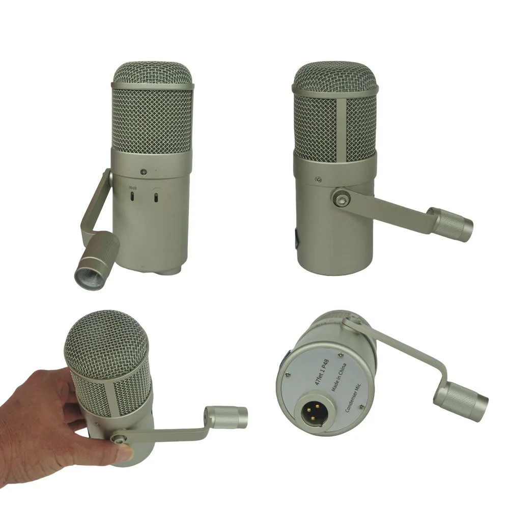 MA-U47 Fet Microphone Body - Silver, Customizable Quality