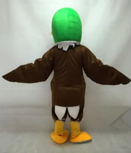 Funtoys Cute Brown Mallard Duck With Green Head Mascot Costume for Adult Cartoon Animal Cosplay for Animal Carnival