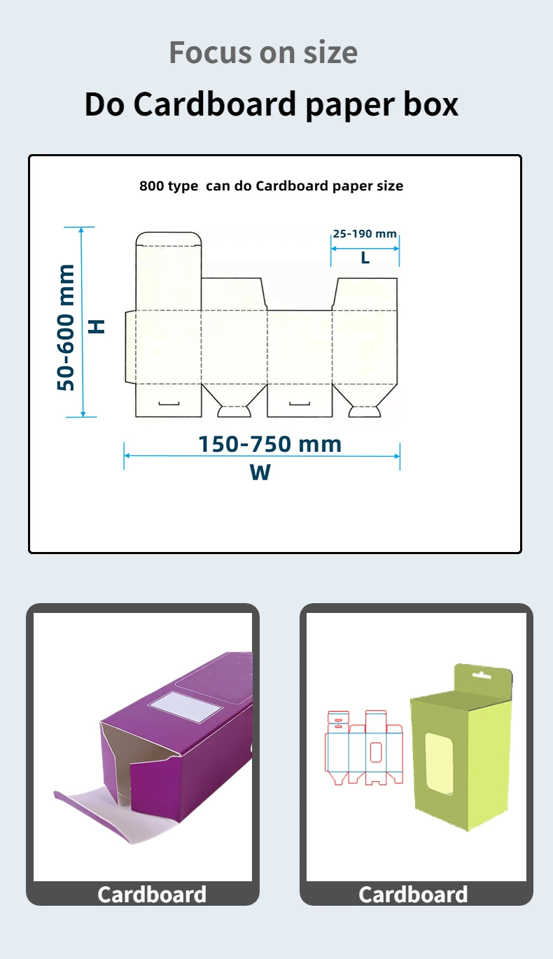 Cqt-800 Cardboard/corrugated Straight Line Box Folder Gluer Machine ...