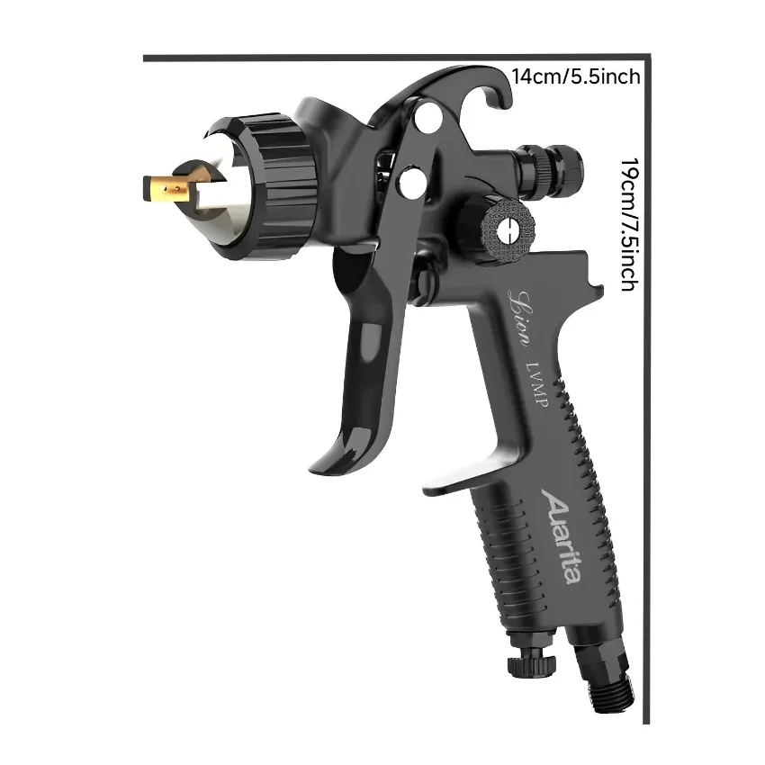 AUARITA Lion1 Original High-Pressure 1.3mm Nozzle Spray Gun HVLP Auto Painting Gun With Pressure Feed - Image 2