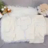 Set tre pezzi in cotone nuvola a pois colorati