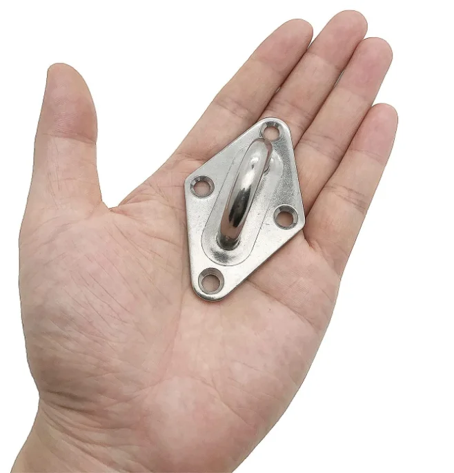 Heavy Duty Pad Eye Marine Hardware Staple Hook Loop 304 Stainless Steel