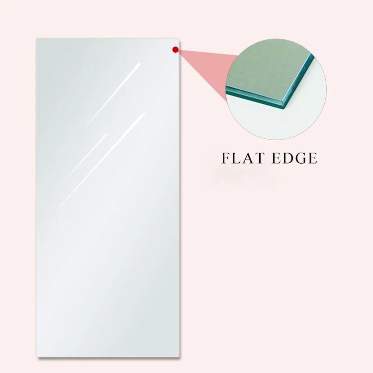 Fashion Design Rectangular Specchio Flat or Beveled Glass Frameless Floor Mirror Full Length Large Size Decor Mirror Living Room