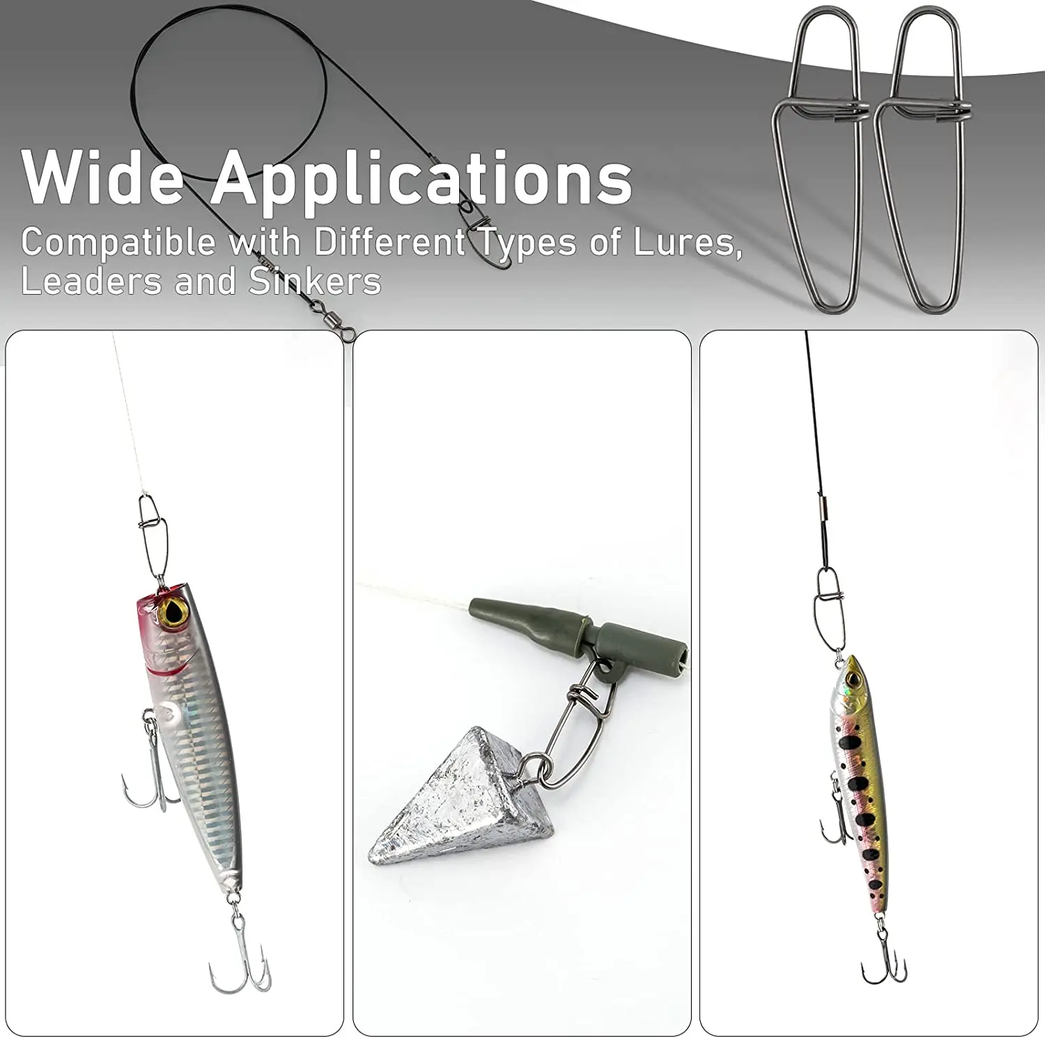 Hengsheng Customized Fishing Line Lock Ring Lock Catch Accessories