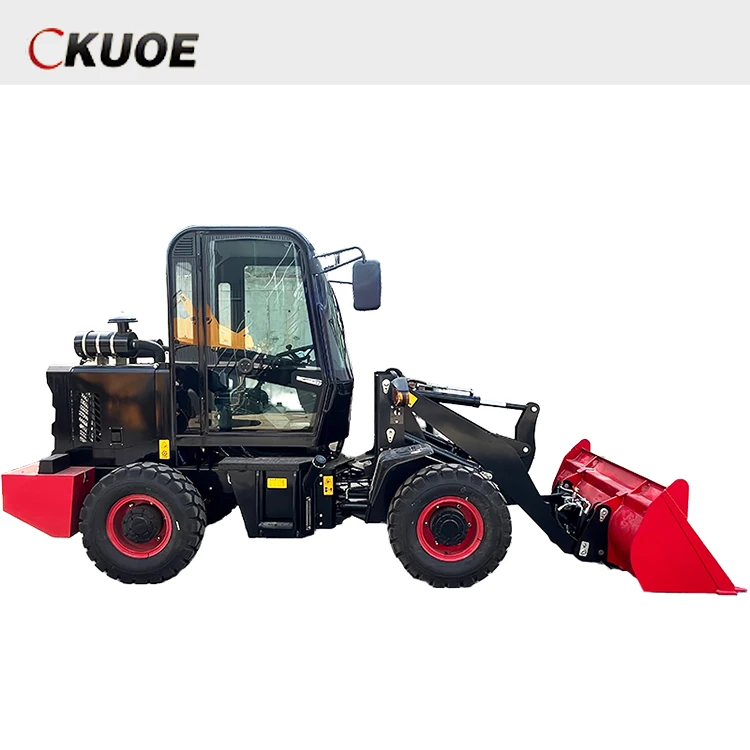 Hot Sale CE Mini Front End Loaders Engine Telescopic 4-Wheel Small Loader for Machinery Repair Shops New and Affordable