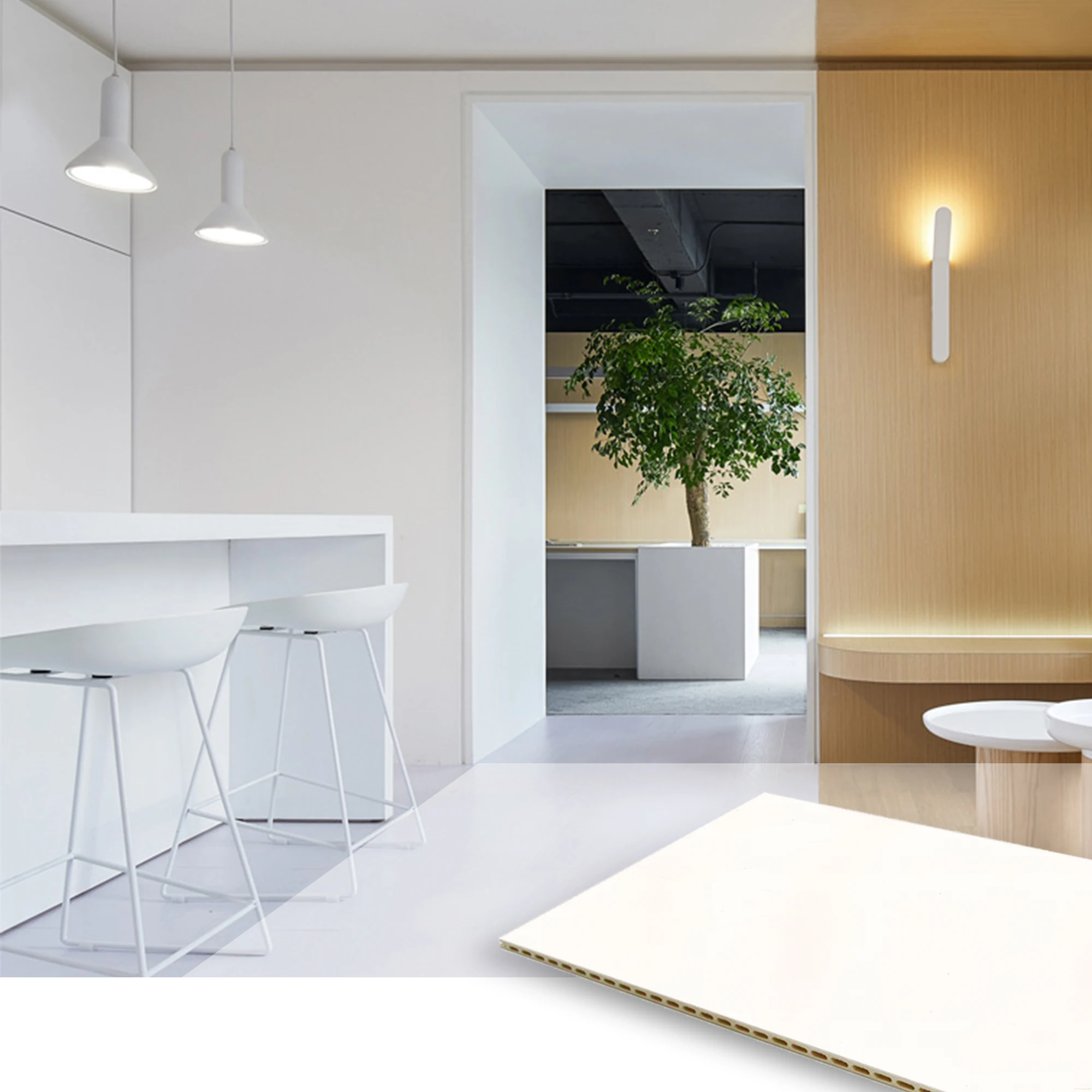 Melinco PVC İç Cephe Levhası Antibakteriyel Yüzey Tüm Ev Çözüm Seti Nem Koruyucu Tasarımcı Görünüm