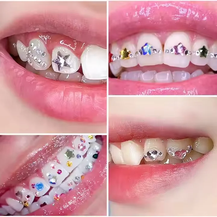 Wholesale Price Shinning DIY Tooth Gems Lead Free Dental Material