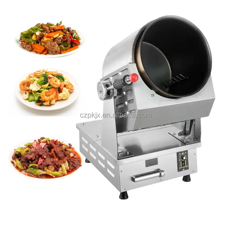 Automatic Wok Self Cooking Robot Drum Fried Rice Machine Fried Rice Stir Mixer Machine