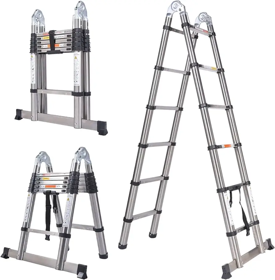 Folding Laddersaluminum Buy Ladder,Aluminum Alloy Ladder,Aluminum Alloy Telescopic Ladder