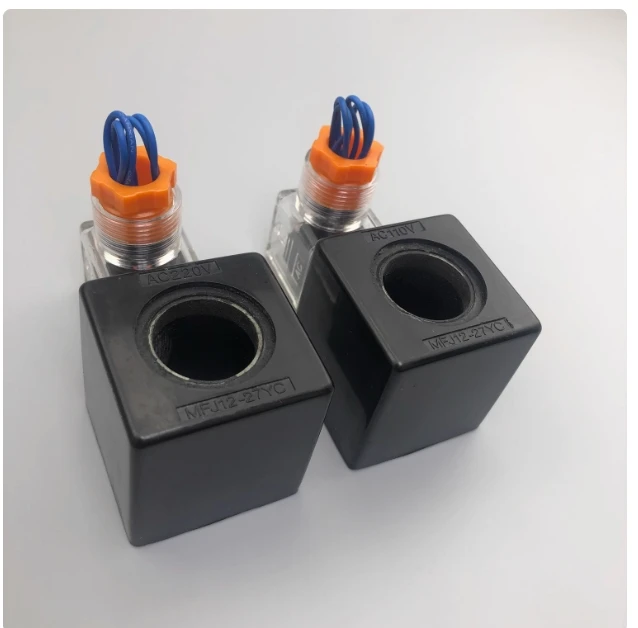 Bobine D'électrovanne Hydraulique MFJ12-27YC - Trou Intérieur 22 Mm - Longueur 45 Mm - AC220V/AC110V