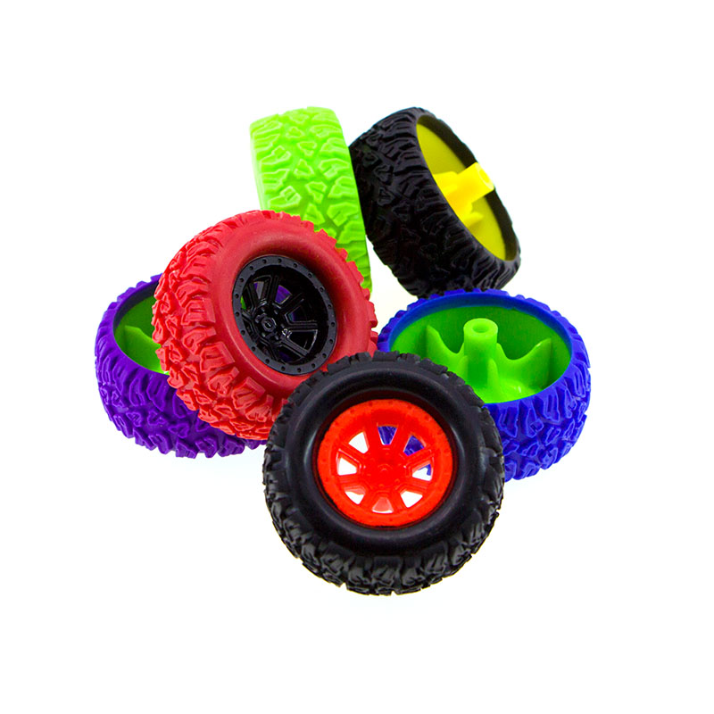 
 Пластиковые колёса для игрушек, 29/36/38/40/45/50/55/60 мм TPR  