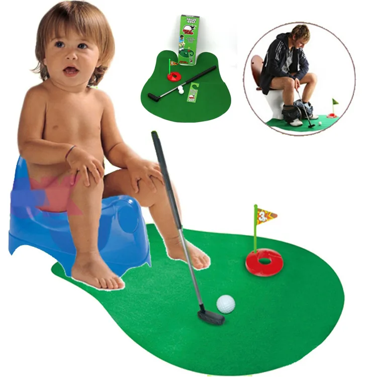  Novelty Place Toilet Time Golf Game Set - Practice
