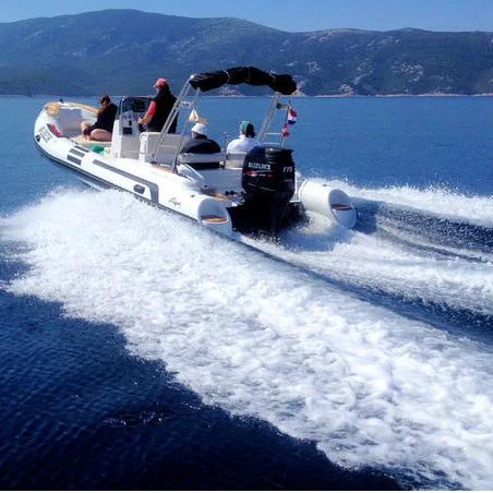 Liya CE Certificate  Hypalon PVC 22ft RIB Inflatable Boat Inflatable Fishing Rowing Boats