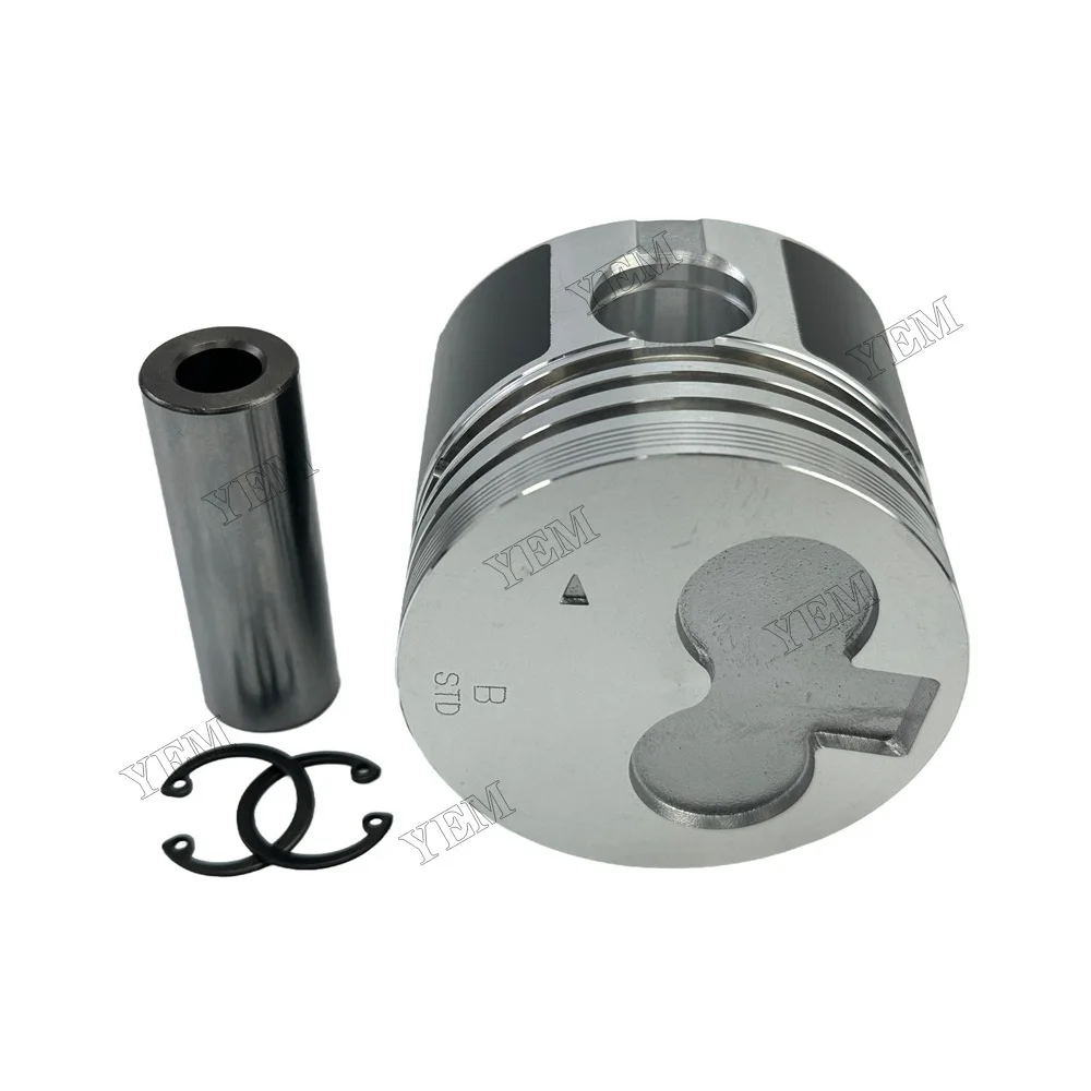 K4F Piston With Pin Circlip Compatible for Mitsubishi Engine Diesel Parts Replacement Engine Rebuild Kit 2