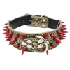 red spikes goldbrown