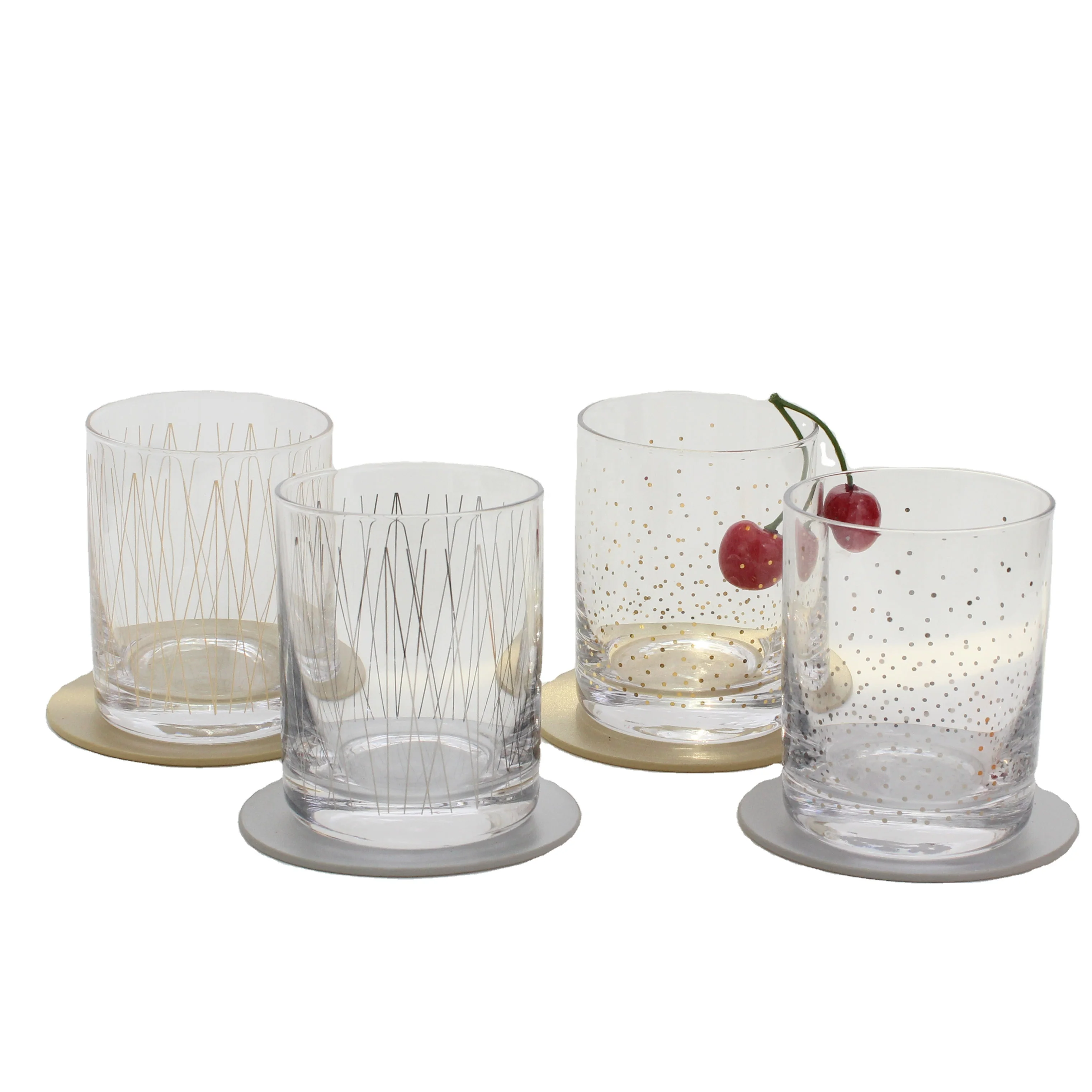 classic glassware mug multi size glass cup set 11oz clear